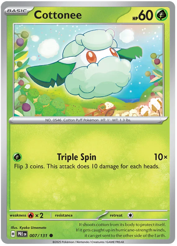 Cottonee (007/131) - Prismatic Evolutions