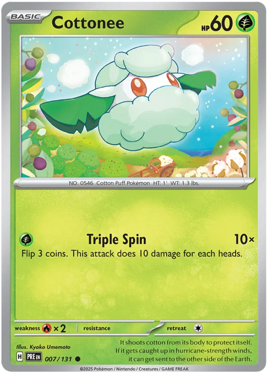 Cottonee (007/131) - Prismatic Evolutions