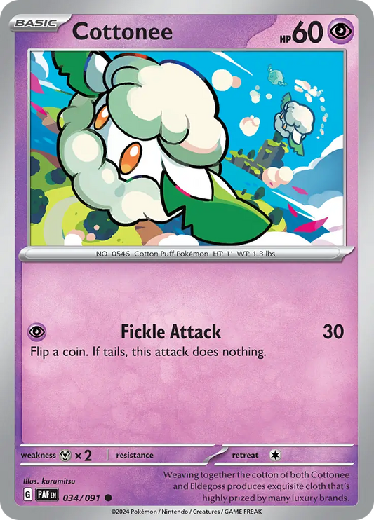 Cottonee (034/091) - Paldean Fates
