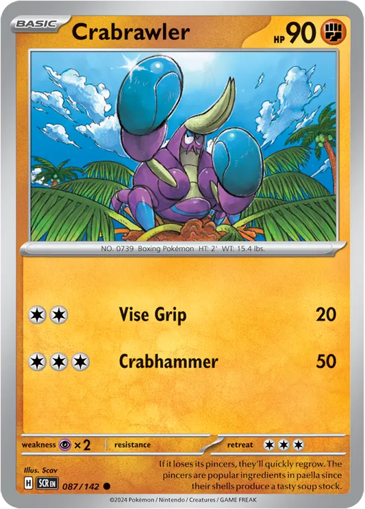 Crabrawler (087/142) - Stellar Crown