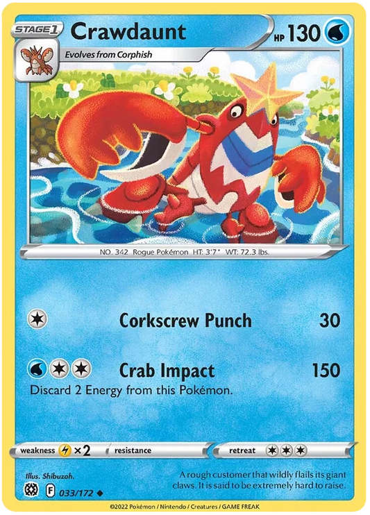 Crawdaunt (033/172) - Brilliant Stars