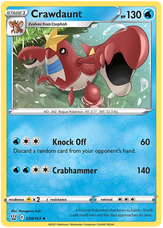 Crawdaunt (039/163) - Battle Styles