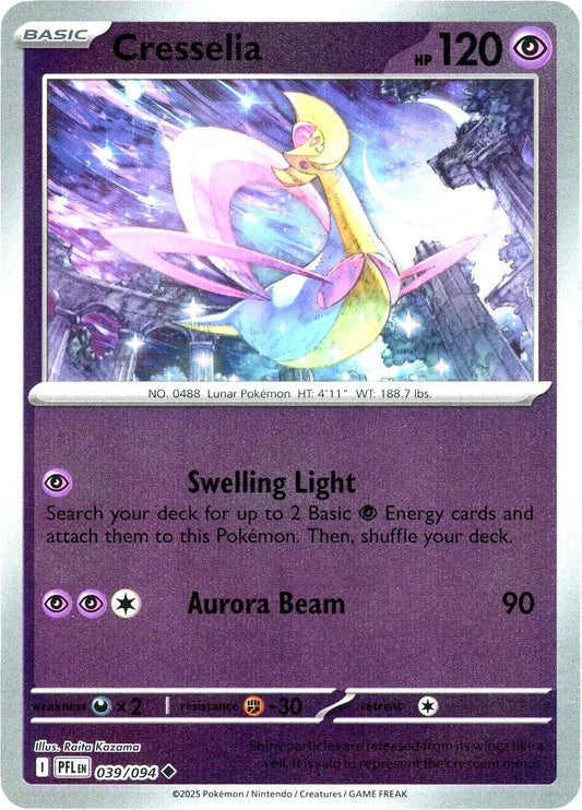 Cresselia Reverse Holo (039/094) - Phantasmal Flames