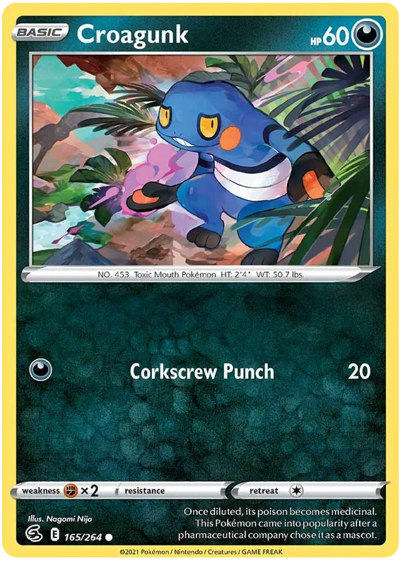 Croagunk (165/264) - Fusion Strike