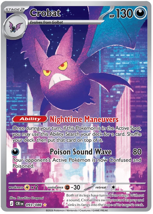 Crobat (093/086) Illustration Rare - Chaos Rising