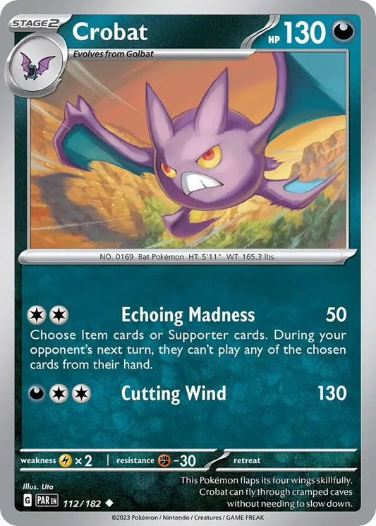 Crobat (112/182) - Paradox Rift