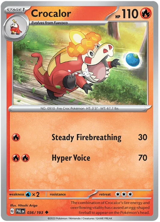 Crocalor (036/193) - Paldea Evolved