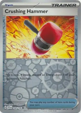 Crushing Hammer Reverse Holo (168/198) - Scarlet & Violet