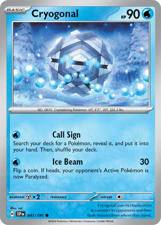 Cryogonal (047/191) - Surging Sparks