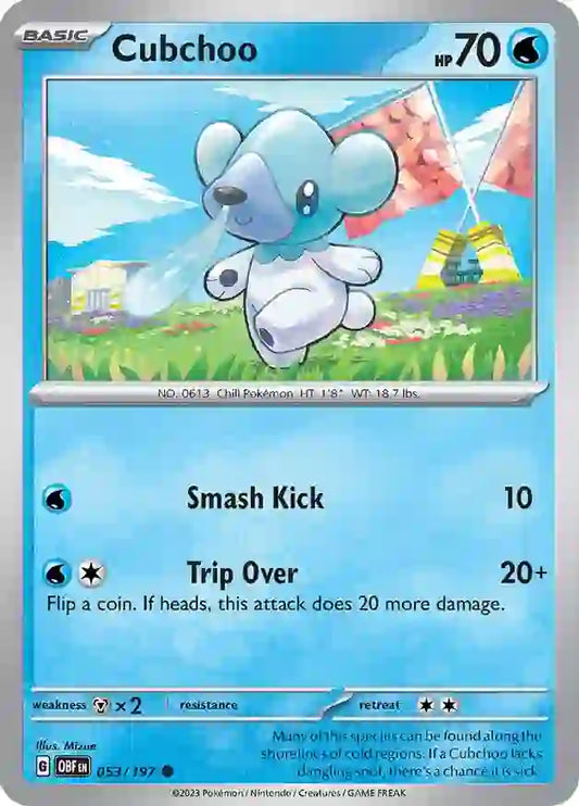 Cubchoo (053/197) - Obsidian Flames