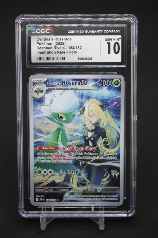 Cynthia's Roserade (184/182) - Destined Rivals - CGC 10