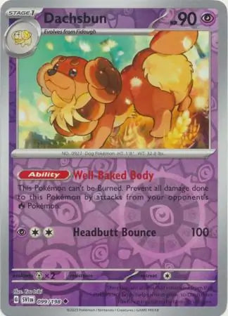 Dachsbun Reverse Holo (099/198) - Scarlet & Violet