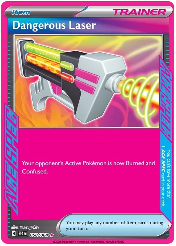 Dangerous Laser (058/064) Ace Spec - Shrouded Fable