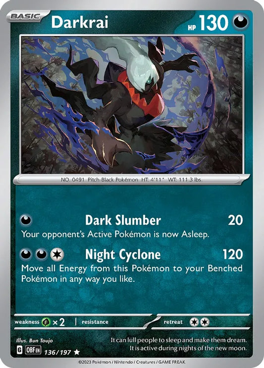 Darkrai Holo (136/197) - Obsidian Flames