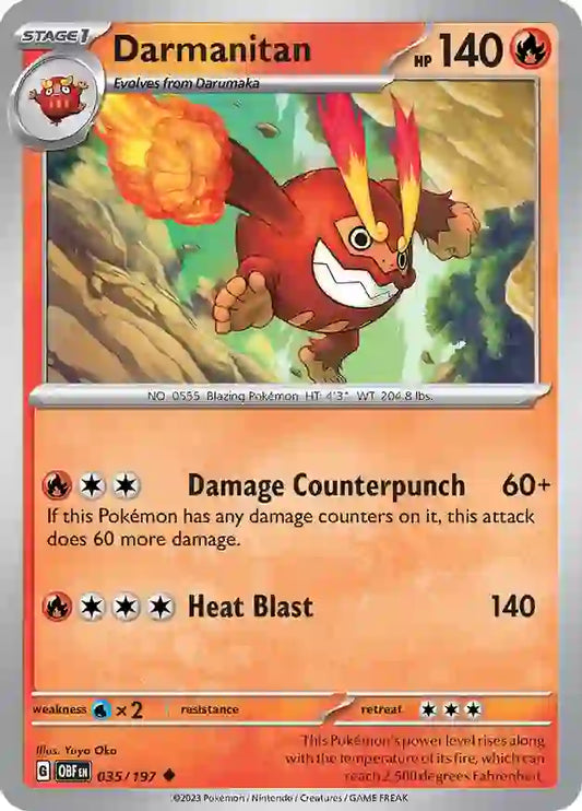 Darmanitan (035/197) - Obsidian Flames