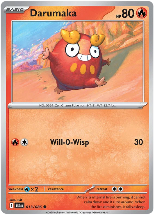 Darumaka [Reverse Holo] (013/086) - Black Bolt