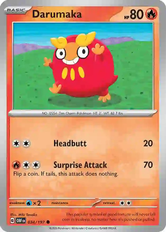 Darumaka (034/197) - Obsidian Flames
