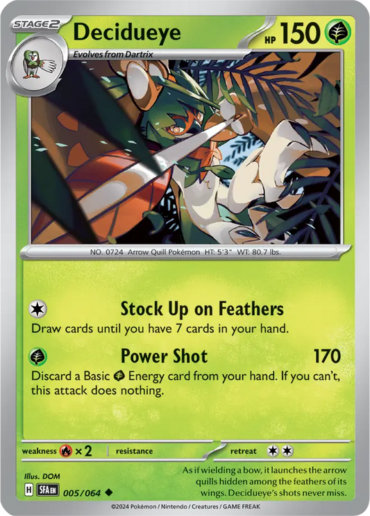 Decidueye (005/064) - Shrouded Fable