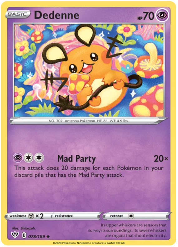 Dedenne (078/189) - Darkness Ablaze