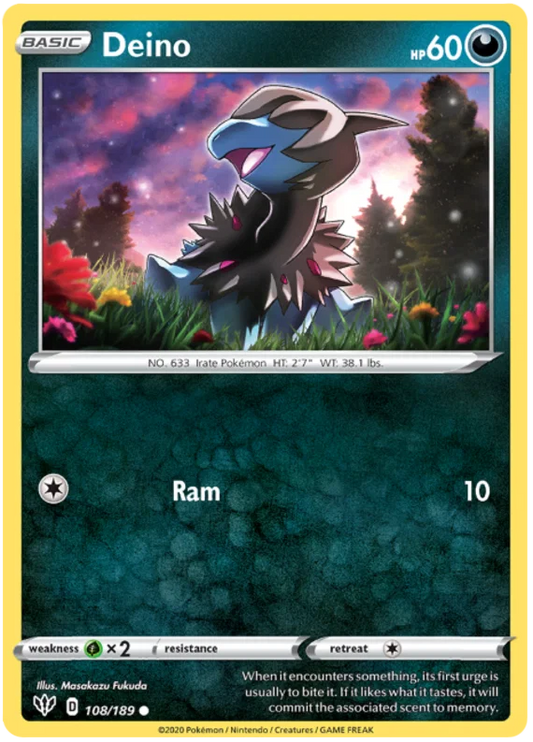 Deino (108/189) - Darkness Ablaze