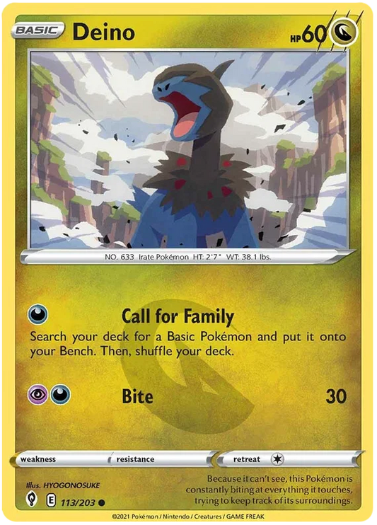 Deino (113/203) - Evolving Skies