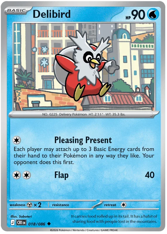 Delibird (018/086) - Chaos Rising