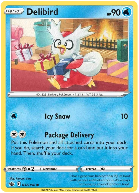 Delibird (032/198) - Chilling Reign