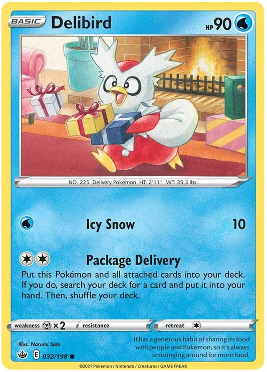 Delibird (032/198) - Chilling Reign