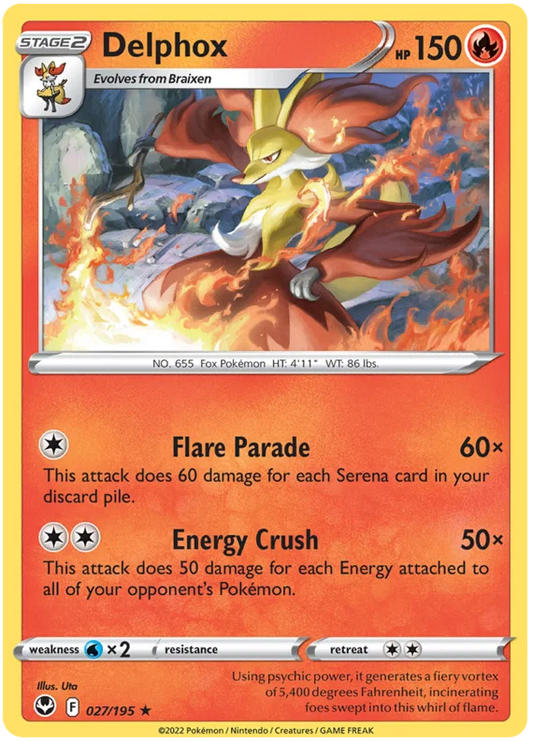 Delphox (027/195) - Silver Tempest