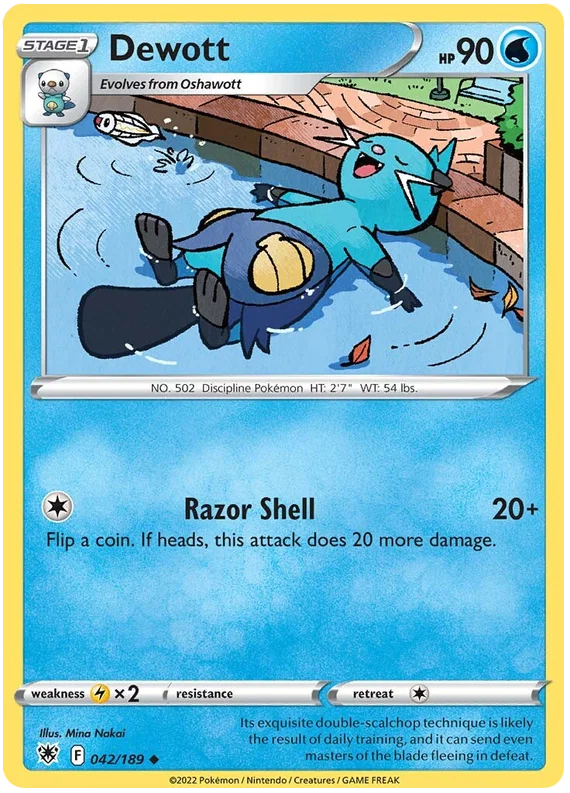 Dewott [Reverse Holo] (042/189) - Astral Radiance