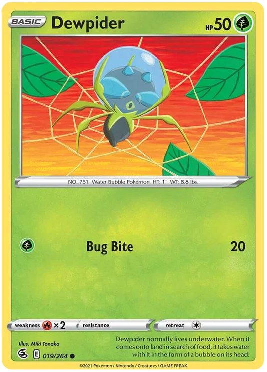 Dewpider (019/264) - Fusion Strike