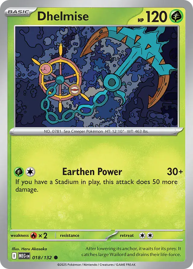 Dhelmise (018/132) - Mega Evolution