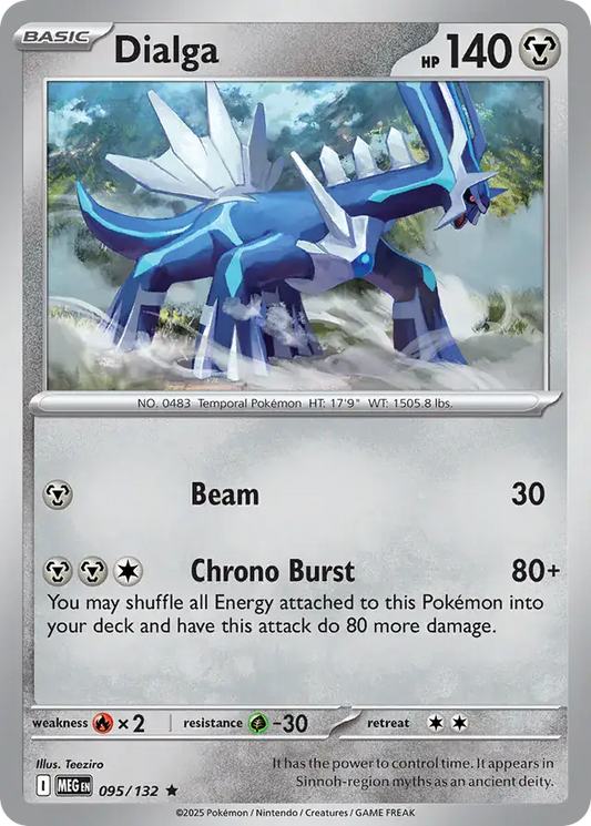 Dialga [Reverse Holo] (095/132) - Mega Evolution