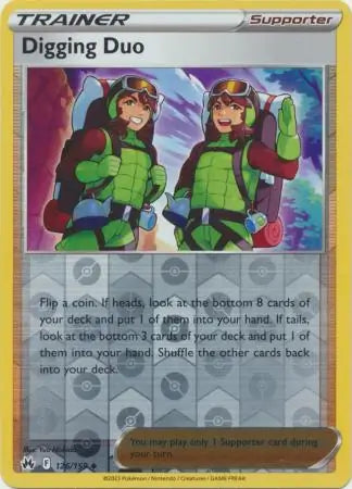 Digging Duo Reverse Holo (126/159) - Crown Zenith