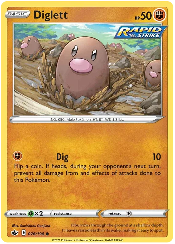 Diglett (076/198) - Chilling Reign