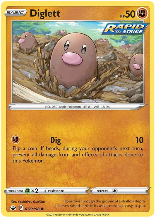Diglett (076/198) - Chilling Reign
