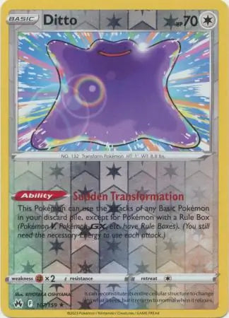 Ditto Reverse Holo (107/159) - Crown Zenith