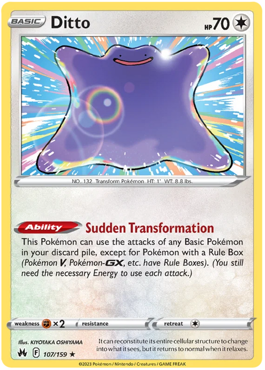 Ditto [Reverse Holo] (107/159) - Crown Zenith