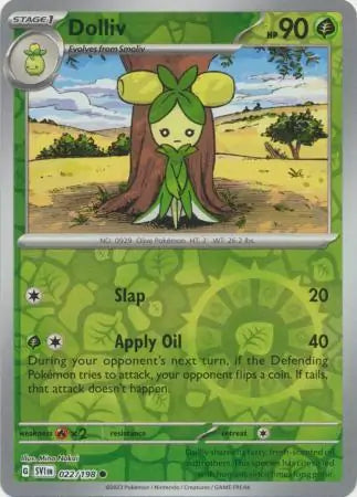 Dolliv Reverse Holo (022/198) - Scarlet & Violet