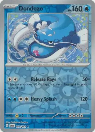 Dondozo Reverse Holo (061/198) - Scarlet & Violet