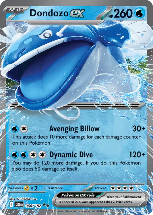 Dondozo ex (066/182) - Destined Rivals