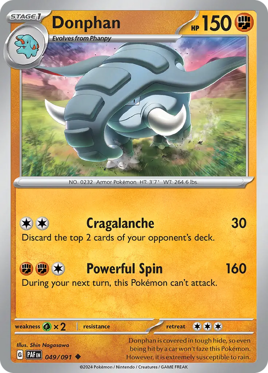 Donphan (049/091) - Paldean Fates
