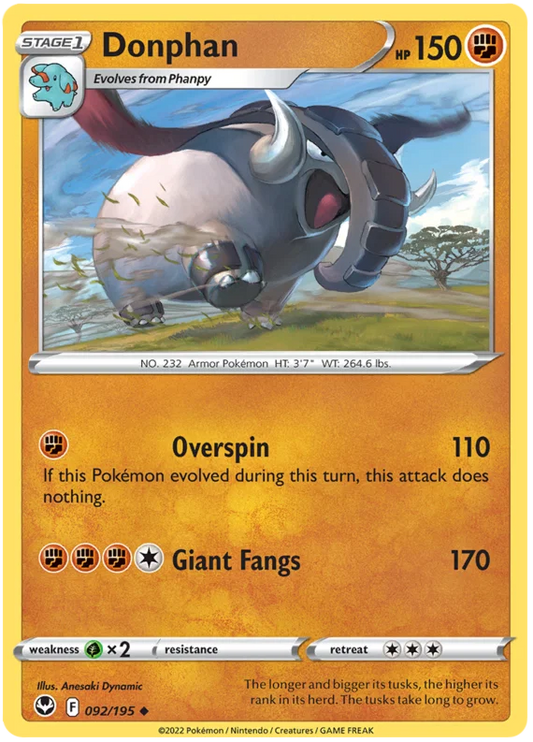 Donphan (092/195) - Silver Tempest