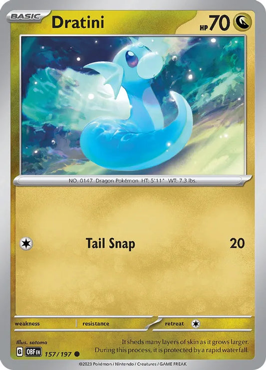 Dratini (157/197) - Obsidian Flames