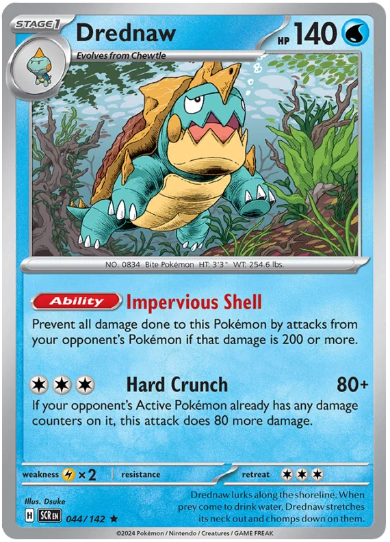 Drednaw [Reverse Holo] (044/142) - Stellar Crown
