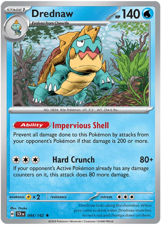 Drednaw [Reverse Holo] (044/142) - Stellar Crown