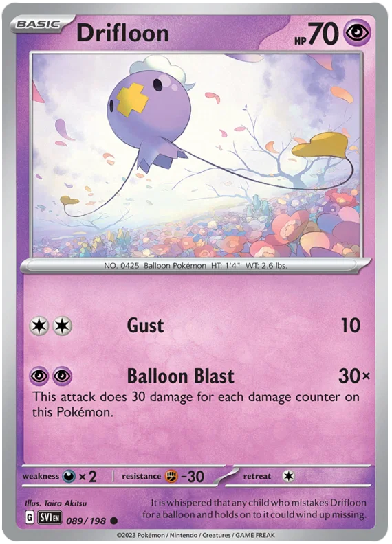 Drifloon (089/198) - Scarlet & Violet