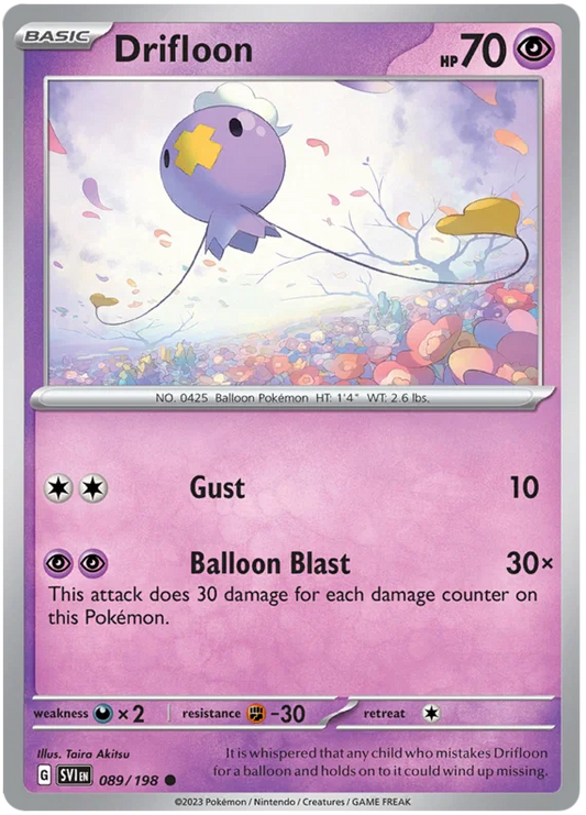Drifloon (089/198) - Scarlet & Violet