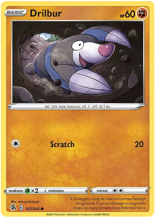 Drilbur (147/264) - Fusion Strike
