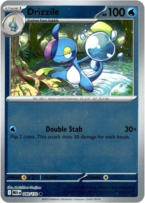 Drizzile Reverse Holo (040/132) - Mega Evolution